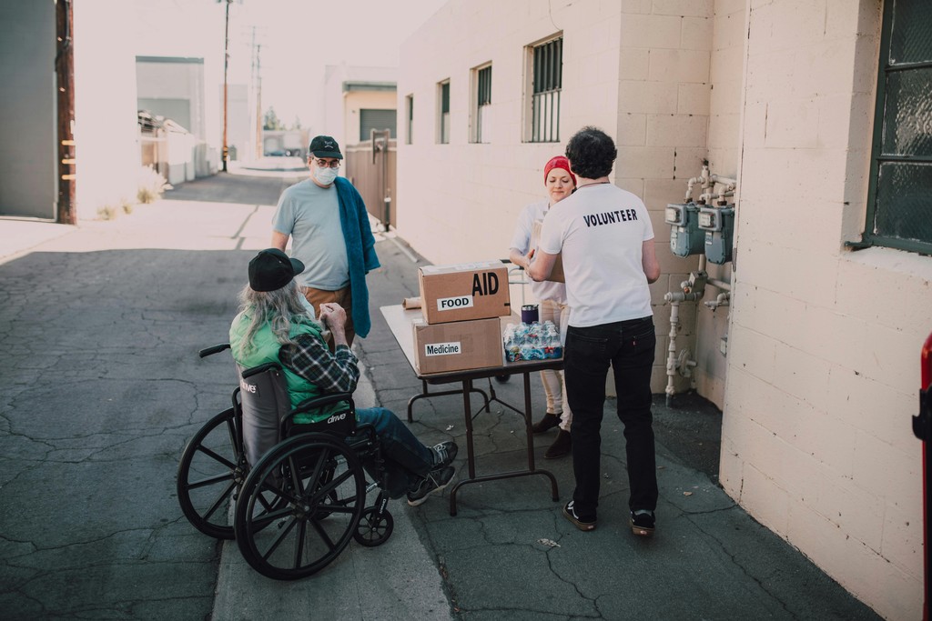 Youth and adult community volunteering